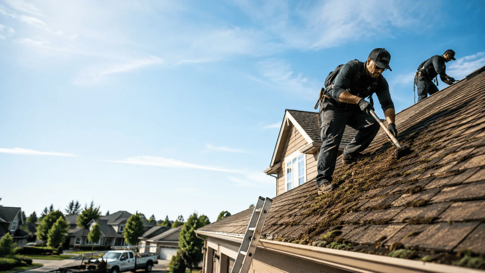 Roof Moss Removal in Big Sandy, TN near me